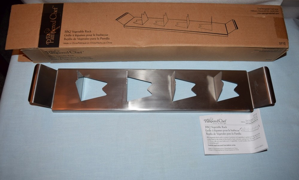 Pampered Chef #2712 BBQ Vegetable Rack