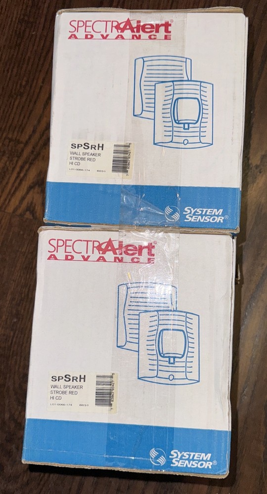 System Sensor SPSRH Wall Mount Speaker/Strobe Pack of Two