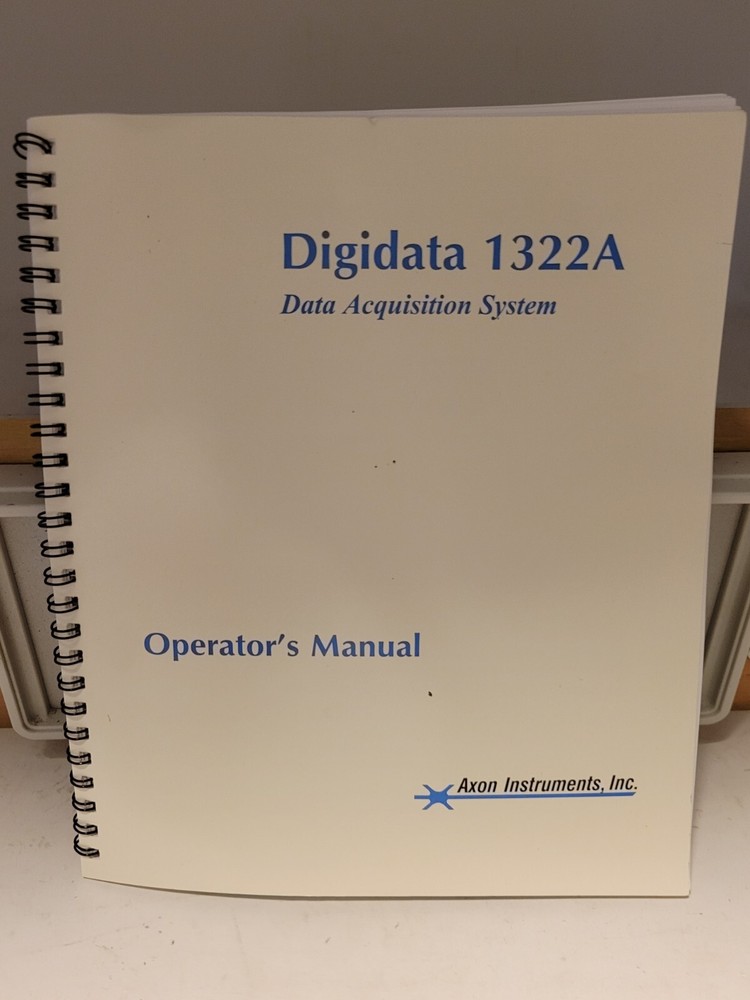 Axon Instruments Digidata 1322A 16-Bit Data Acquistion System-Powers On