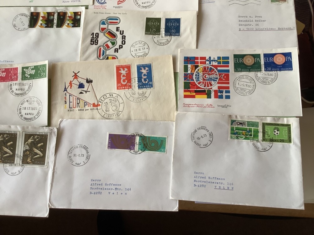 Italy collection postal covers 16 items Ref A2035