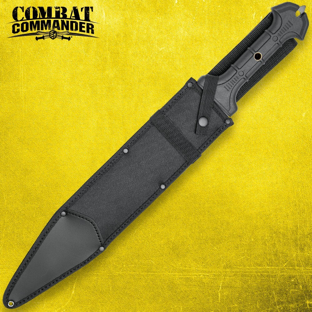 Combat Commander Gladiator Sword with Sheath | Full Tang | 24" Overall
