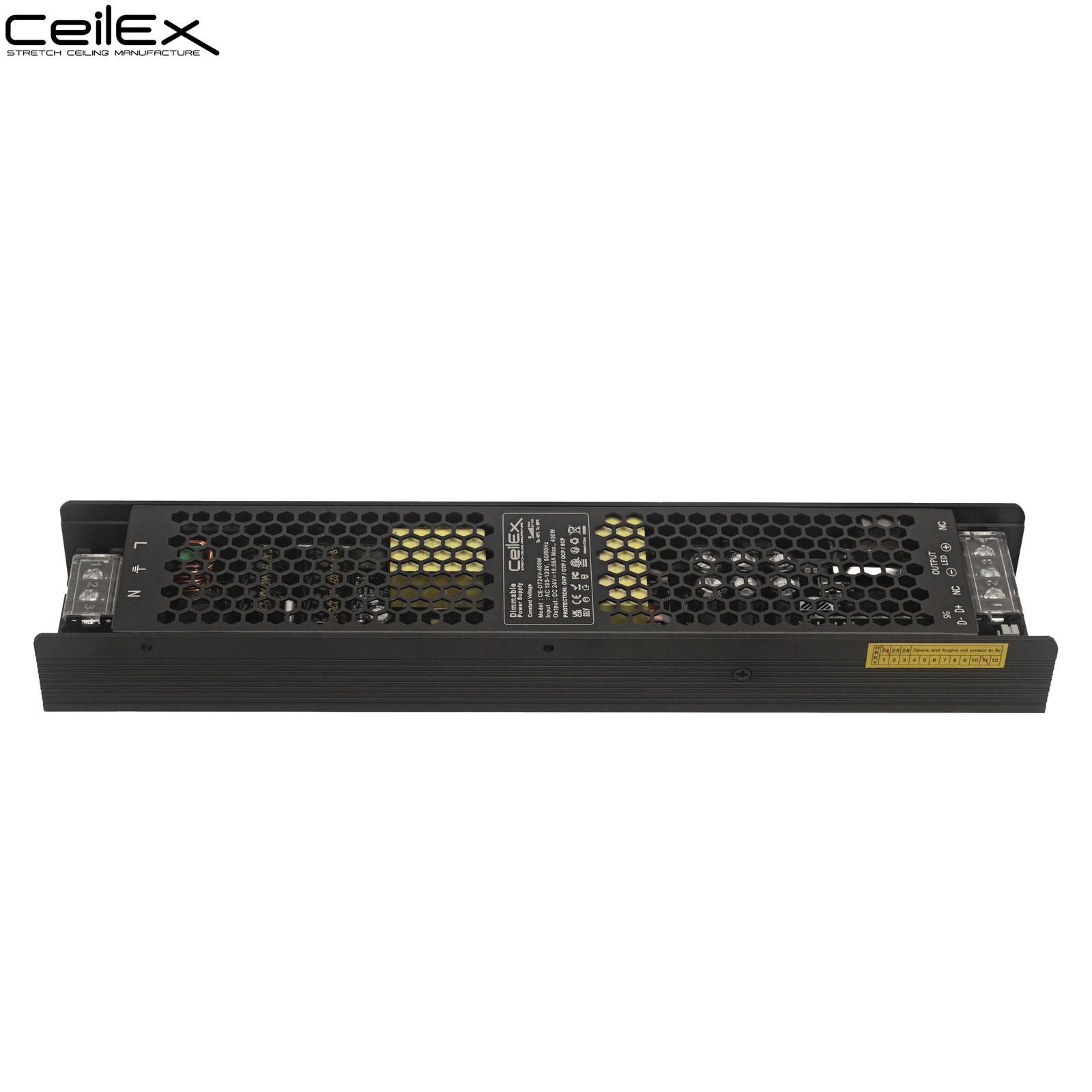 Dimmable TRIAC LED Driver 24V 400W IP20 Power Supply Transformer + ETL Listed