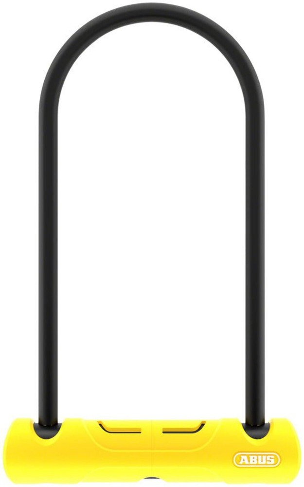 ABUS 402 U-Lock - 4.3x9" Keyed Black Includes bracket