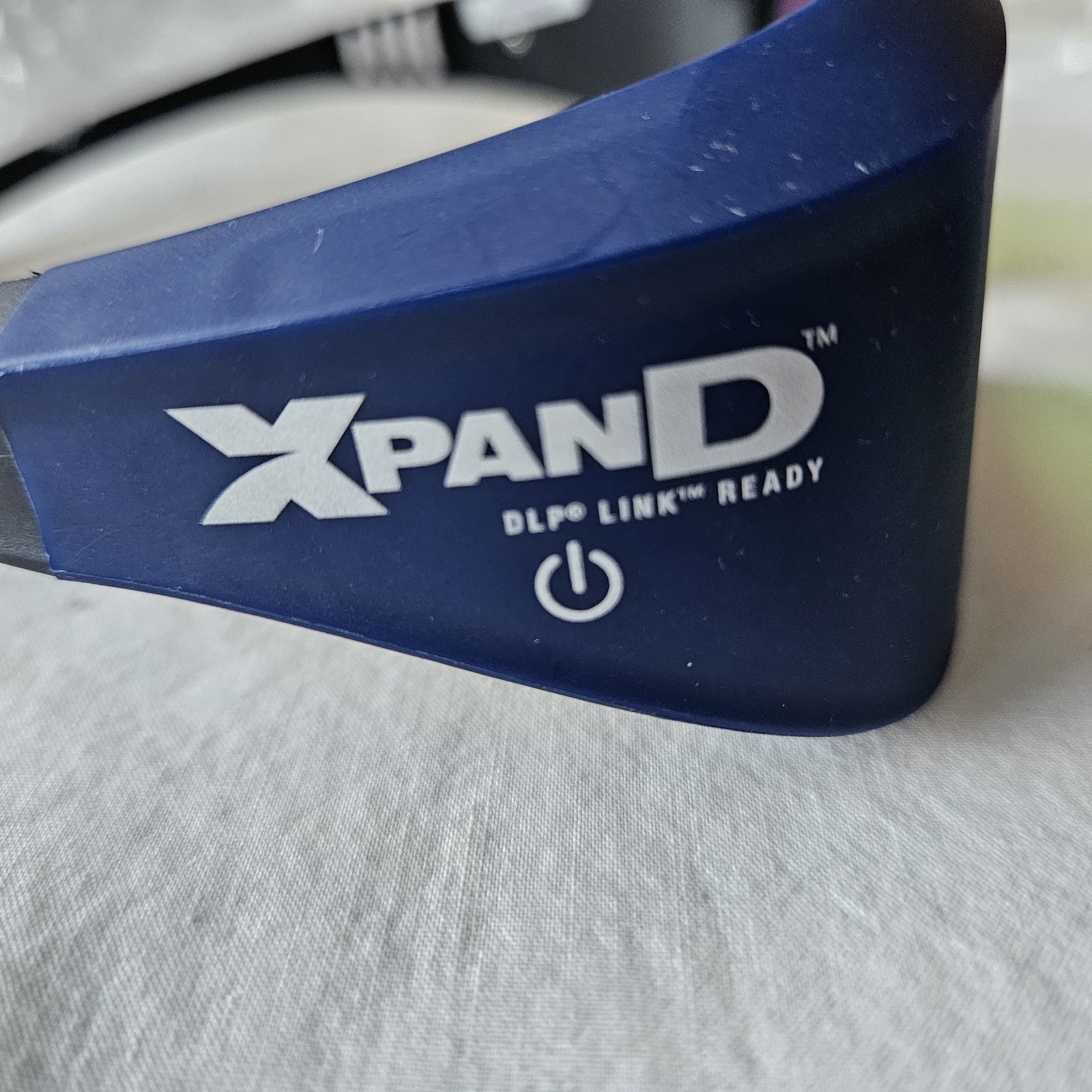 LOT of 2 XPAND DLP-Link Beyond Imagination 3D TV Glasses X102 SUE Battery Blue