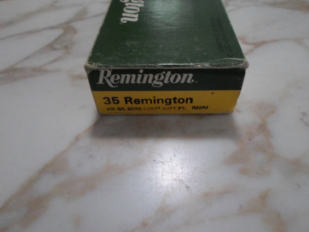 Remington 35 Rem 200 gr Core-Lokt Soft Point Empty Box