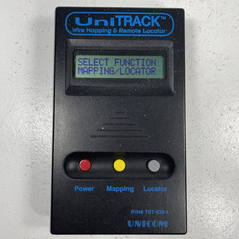 Unitrack Unicom Tst-038-1 Wire Mapping Remote Locator Ethernet