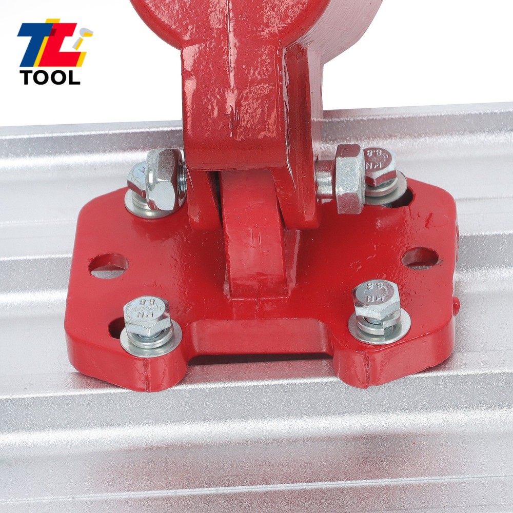 With 4 Interlocking Poles 48 × 8" Magnesium Alloy Concrete Bull Float Tool Kit