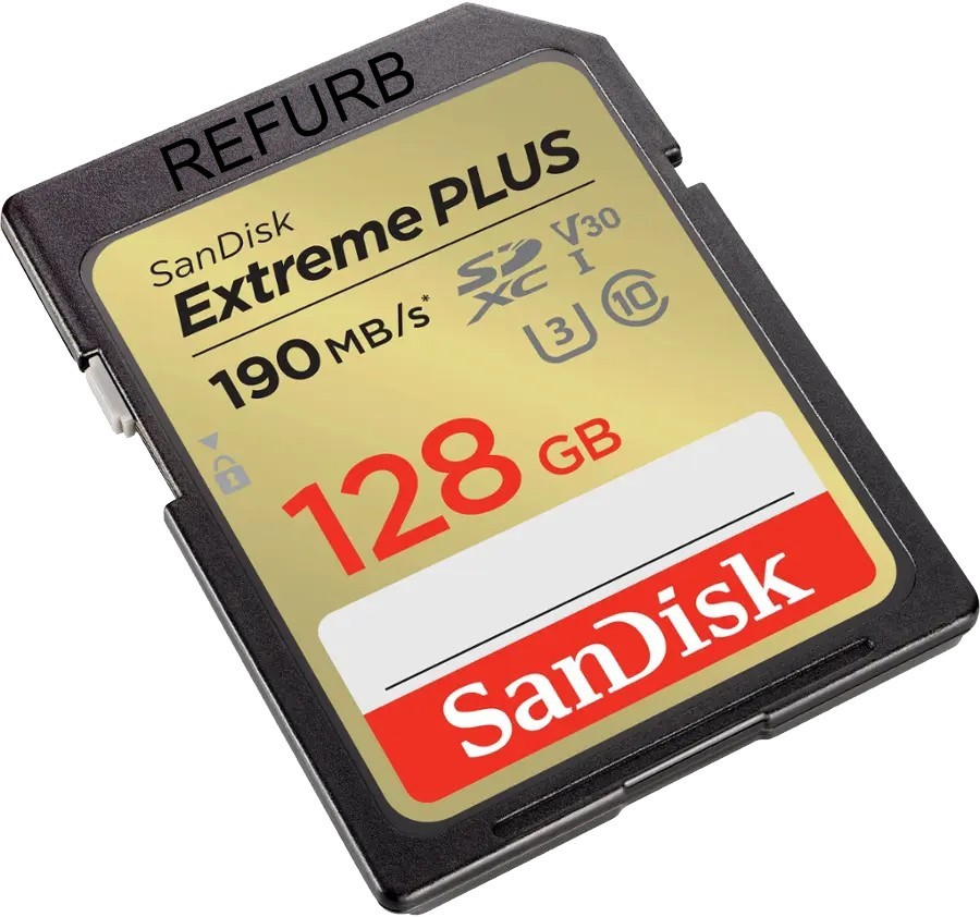 LOT 10x SanDisk Extreme Plus 128GB UHS-I V30 U3 Class 10 SD Memory Card 190 MB/s