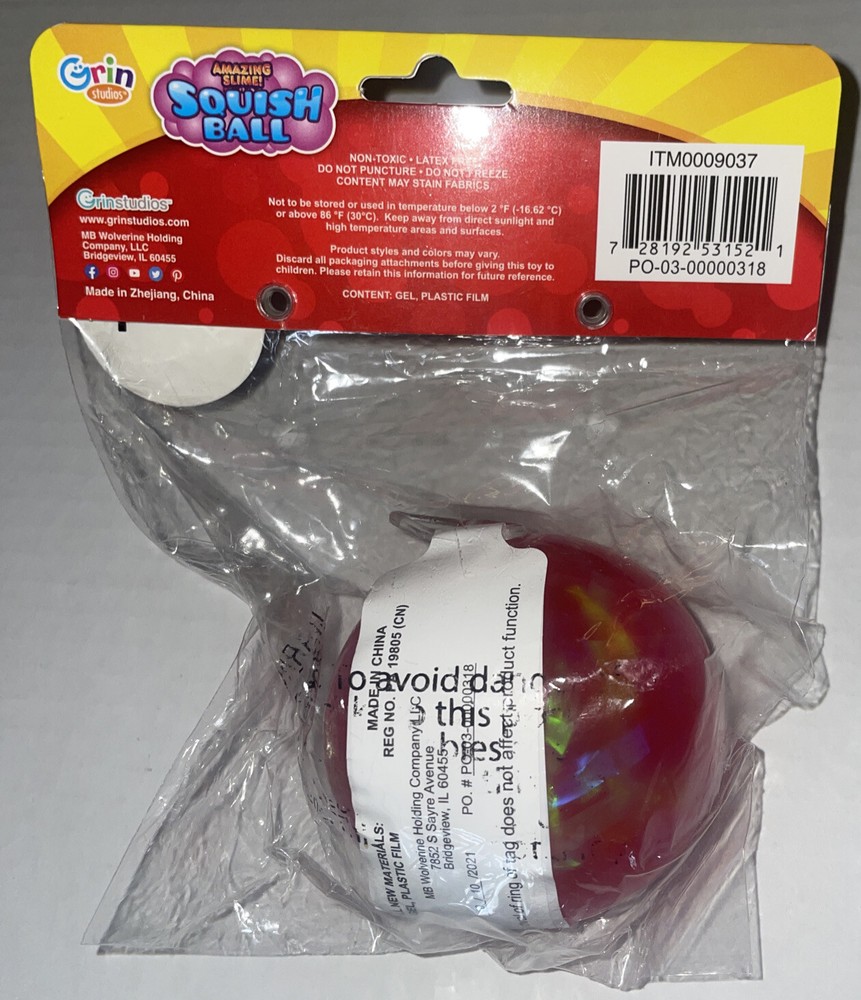 Grin Studios Squish Ball - Foil