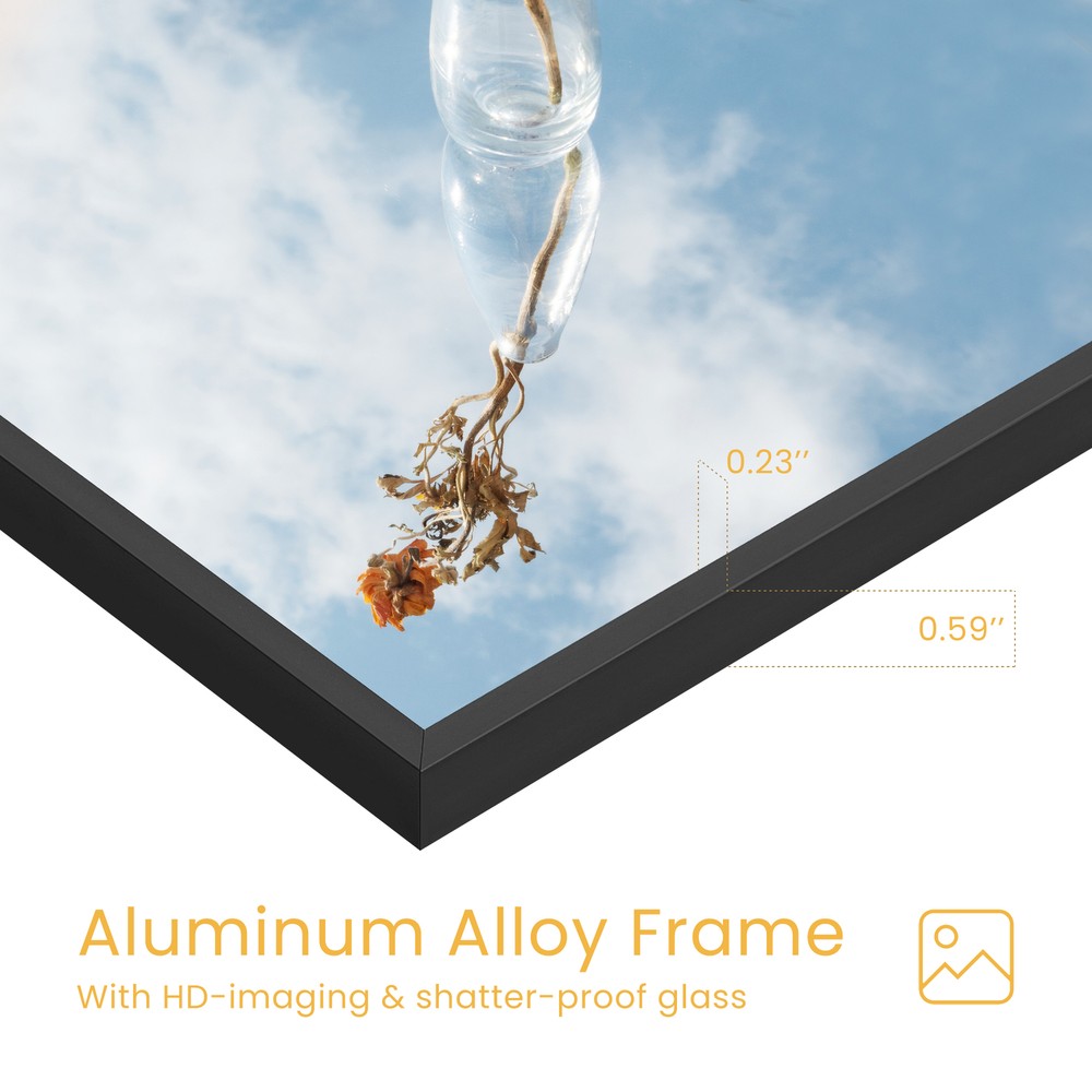 Full Length Floor Mirror, Wall Mounted Rectangle Floor Mirror Hanging or Leaning