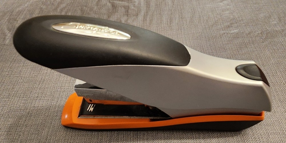 Swingline High Capacity Optima Stapler Model #8767x 2-70 Sheets Orange Silver