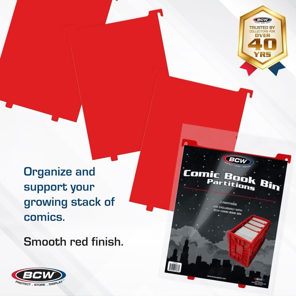 Comic Book Bin Partitions