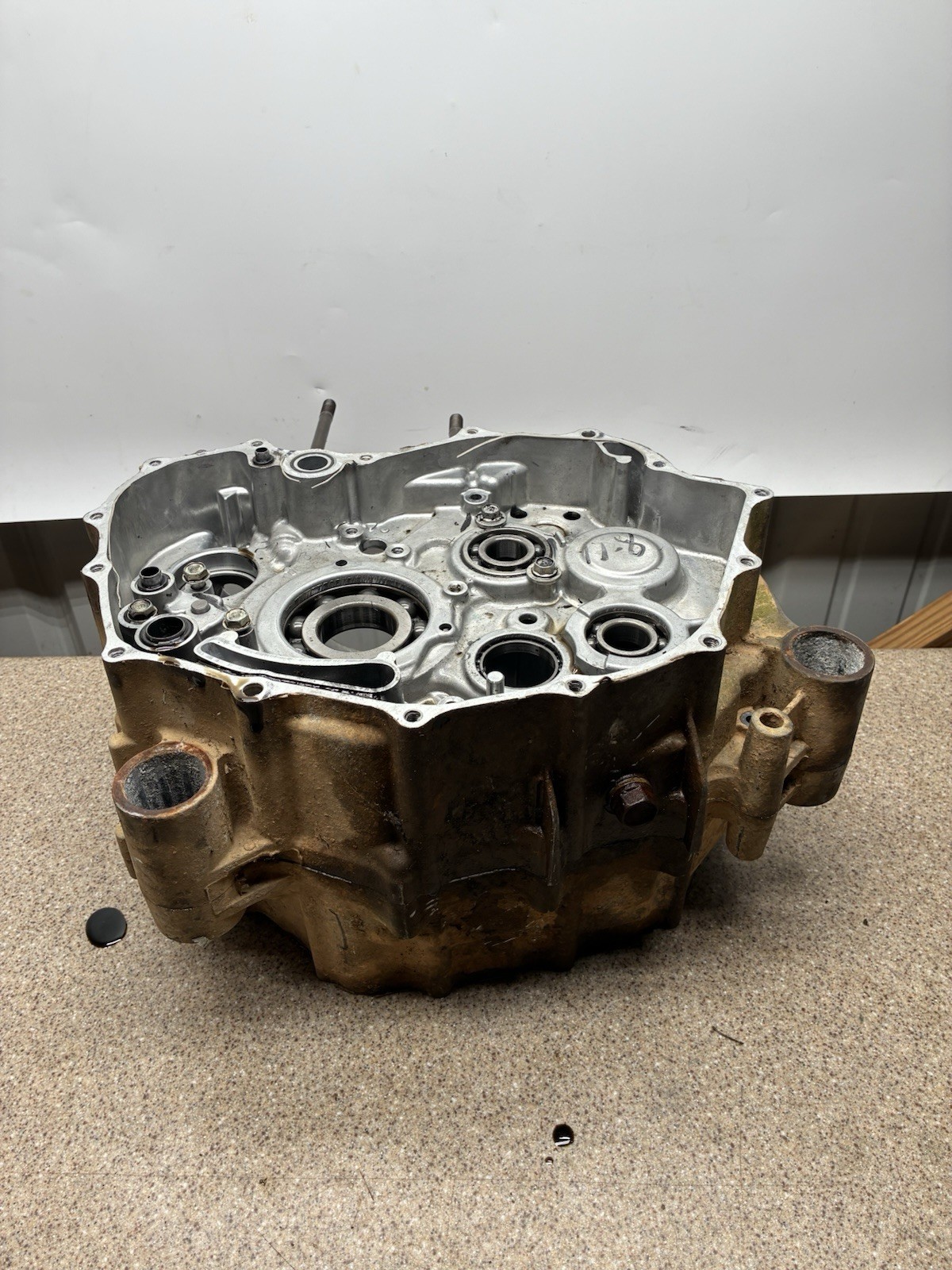 2012 Honda Rancher 420 420te Engine Motor Crankcase Crank Cases Case Block 2x4