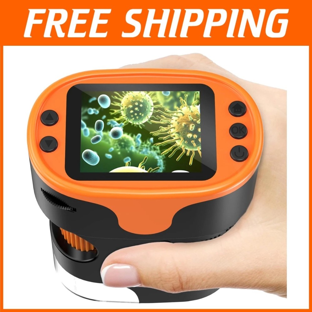 Educational Gift: 1000X Handheld Microscope for Ages 4-6