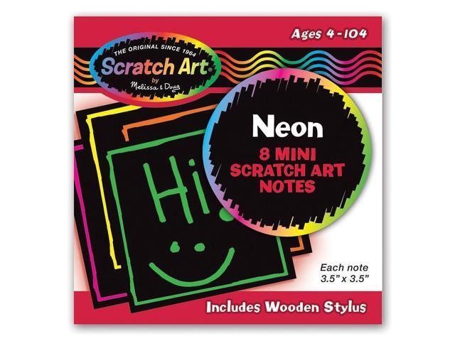 Melissa Doug Neon Mini Scratch Notes 5841