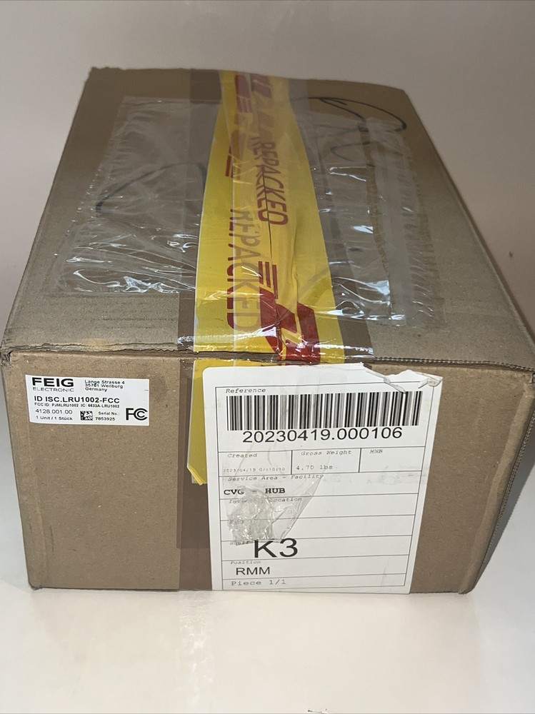 FEIG ELECTRONIC, ISC.LRU1002-FCC Long Range RFID Reader. 4128.001.00