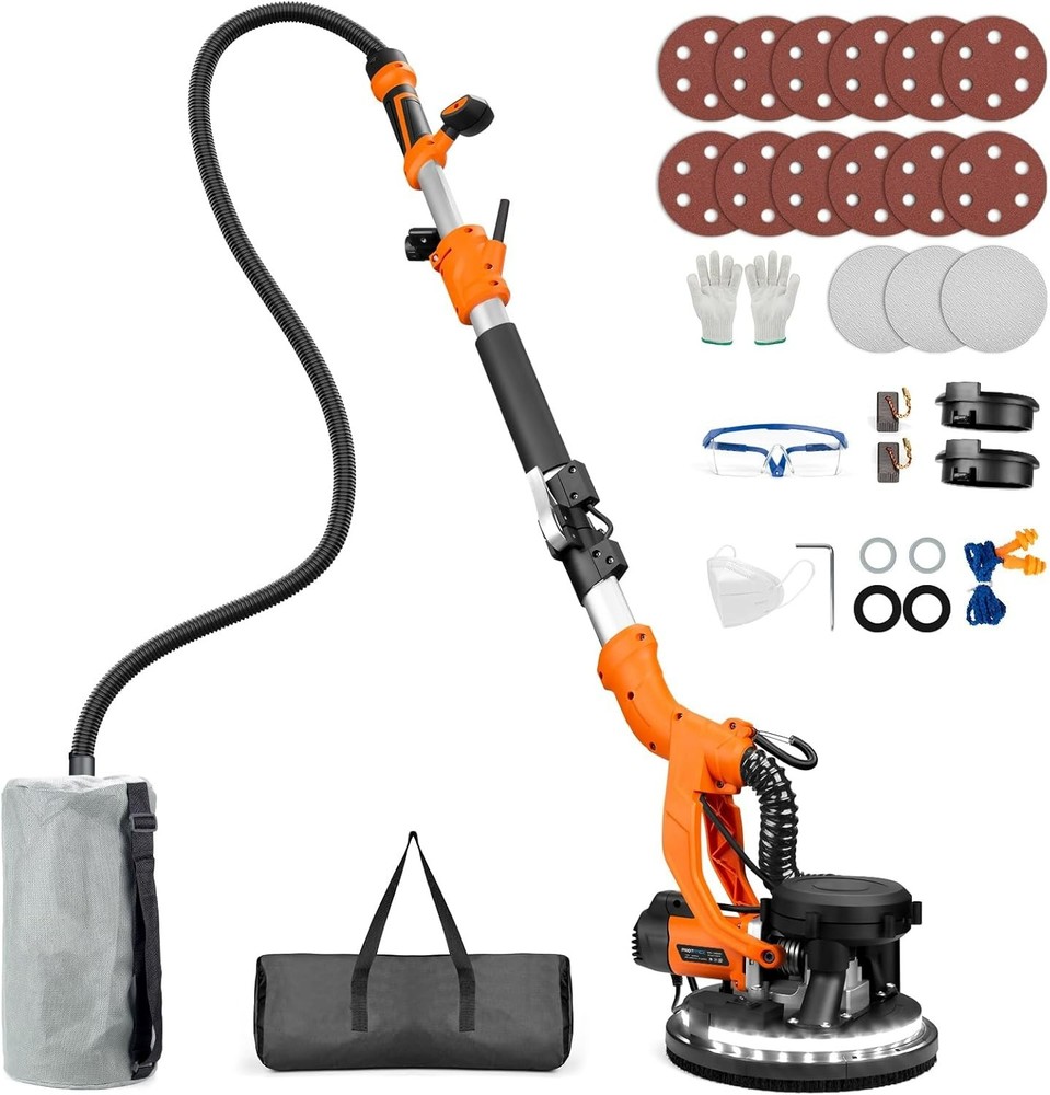 Drywall Sander, 1000W Popcorn Ceiling Removal Tool, Automatic Drywall Sander