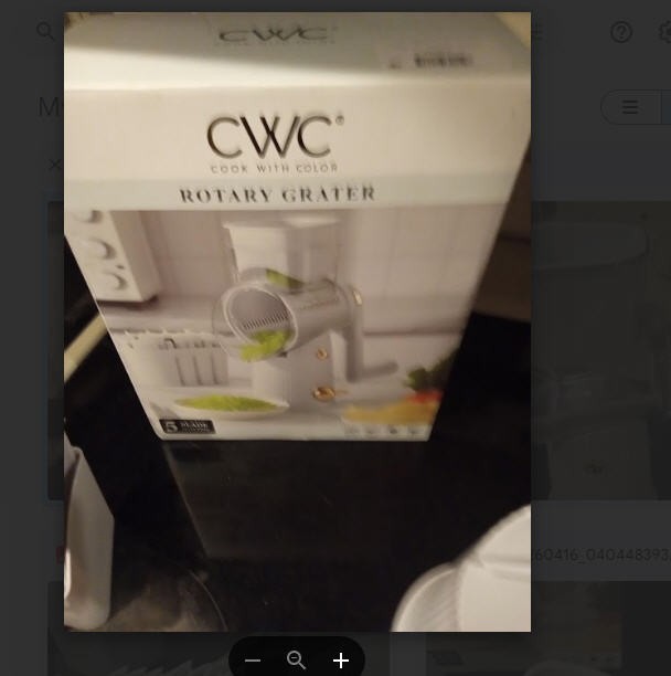 CWC Gray Rotary Five Blade Selection Grater-Model WARG02