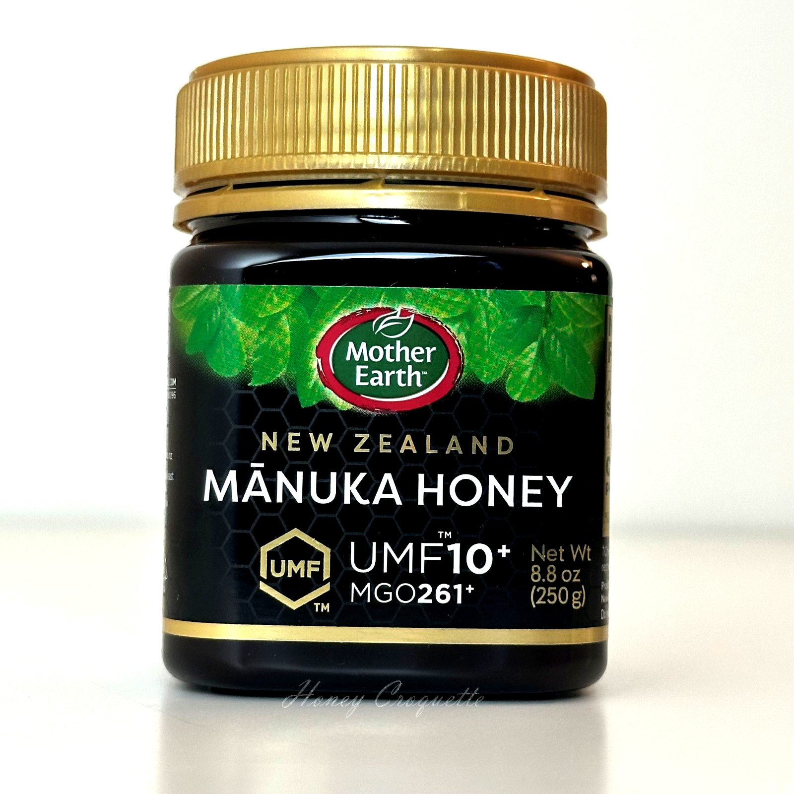 Mother Earth New Zealand Manuka Honey UMF 10+ 8.8 oz Exp 2029