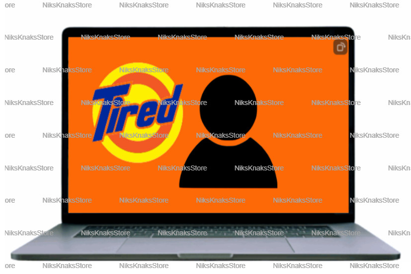 Tired Zoom Background