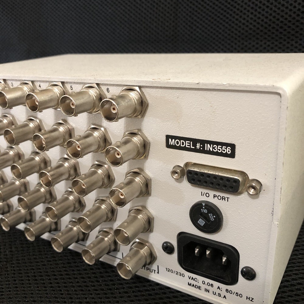 Inline IN3556 RGBHV Analog Switcher 6 inputs. power on. untested