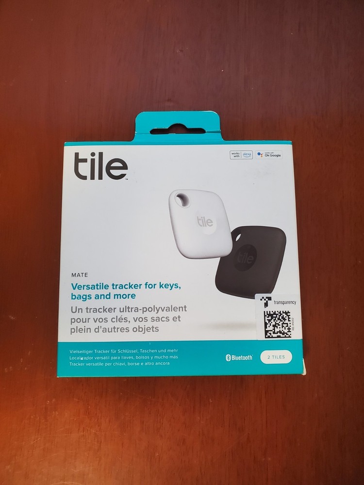 Tile Mate 2-Pack Bluetooth Tracker Key Finder iOS Android NEW SEALED