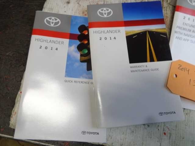 HIGHLANDR 2014 Owners Manual 656749