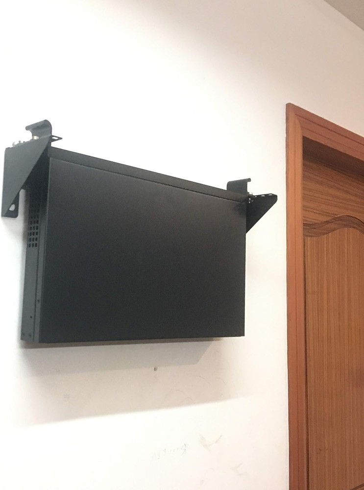 4U 19 Inch Vertical Wall Mount Rack Lightweight Wall Mountable Server Rack fo...