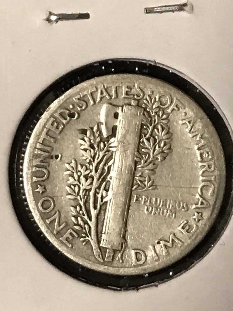 1935 Mercury Dime VG+