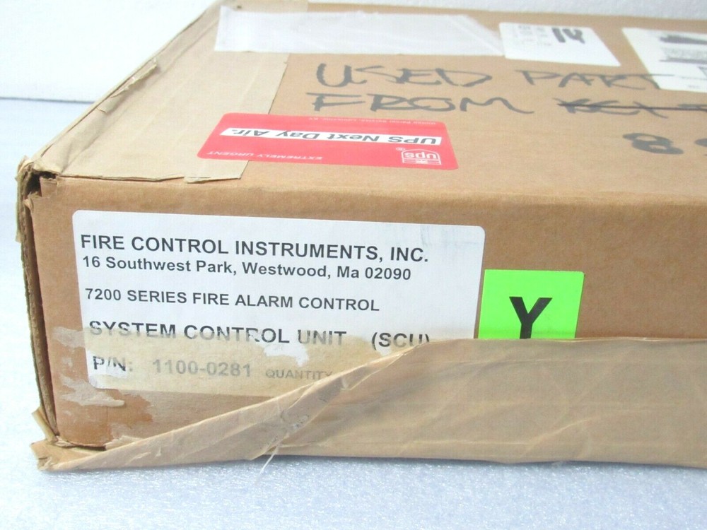 Fire Control Instruments 1120-0469 7200 Series System Control Unit [CJJH]