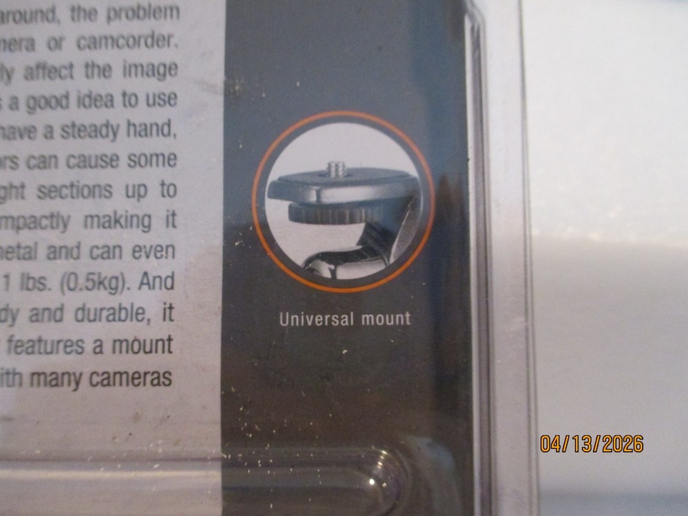 Home Compact Tripod Extends up to 41" Quick-Release Leg Locks