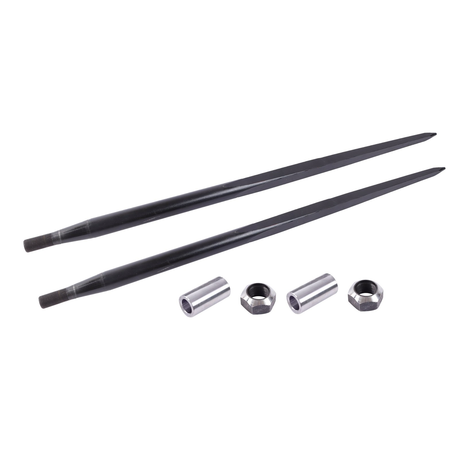 49" Square Hay Spike Bale Spear 2 Pcs 4500lb Capacity Each For Skidsteer Tractor