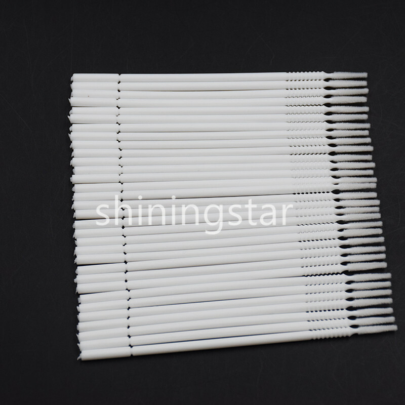 500x Dental Micro Brush Disposable Bendable Applicator Tips Long Cylinder White