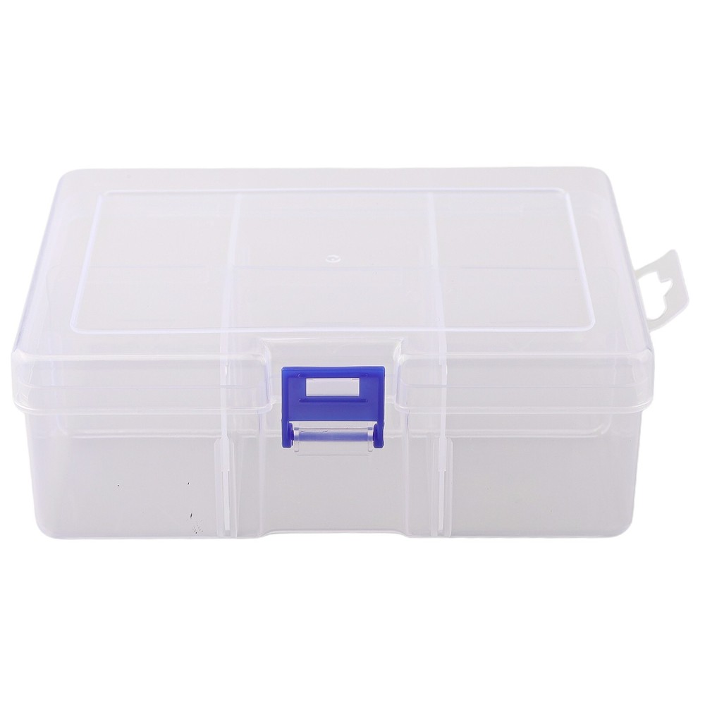 Adjustable 6 Grids Compartment Plastic Storage Box Screw Holder Case Organizer
