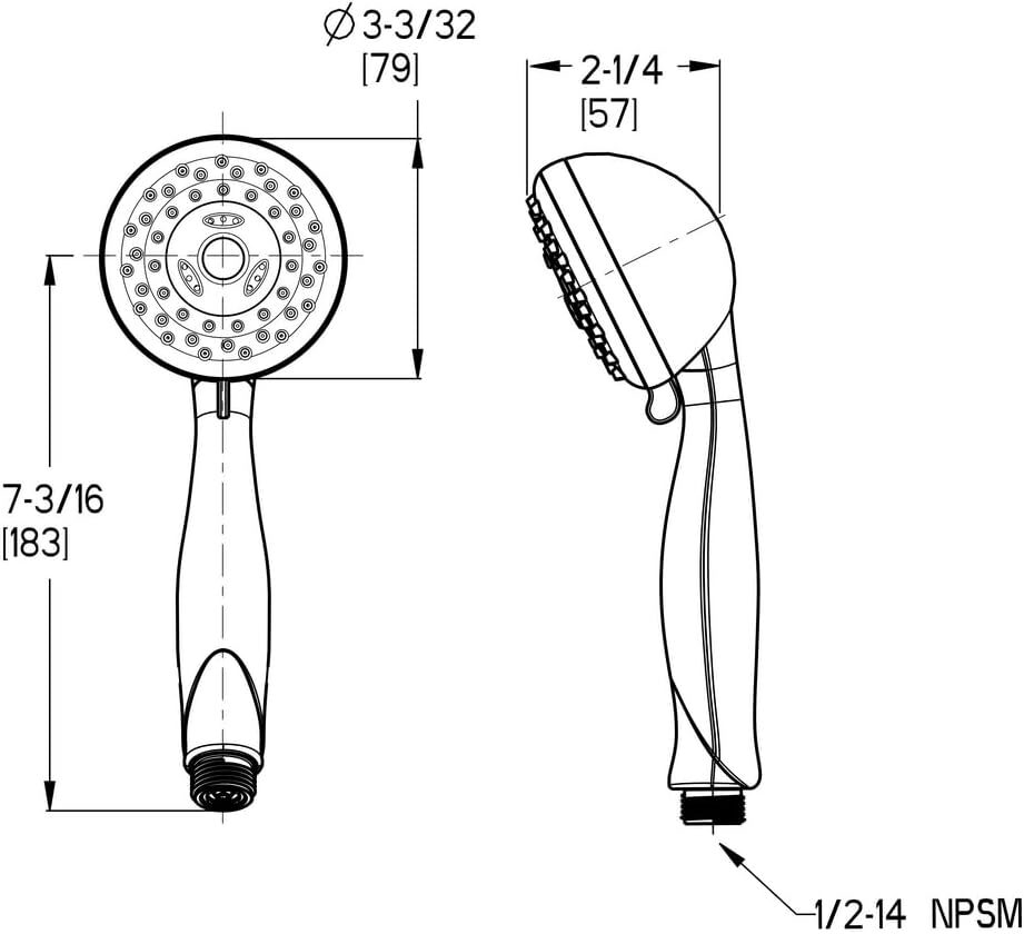 Pfister LG16-190U 3 Function Handheld Shower - Rustic Bronze