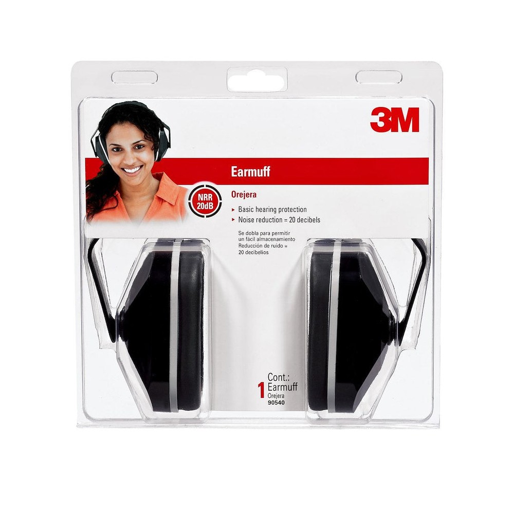 3M 90540 3M BASIC EARMUFF 90540-6C 6/CASE