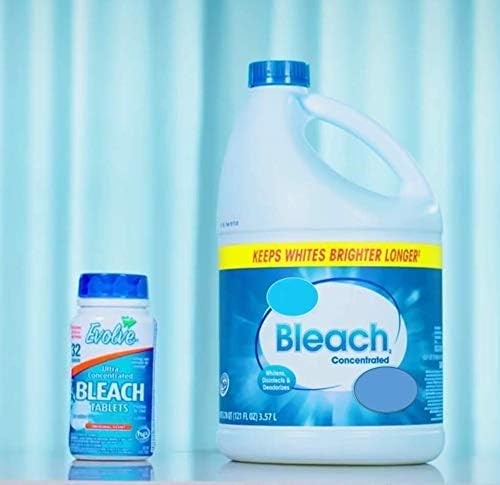 Evolve Concentrated Bleach Tablet 32 ct Fresh Lemon (1 pack)
