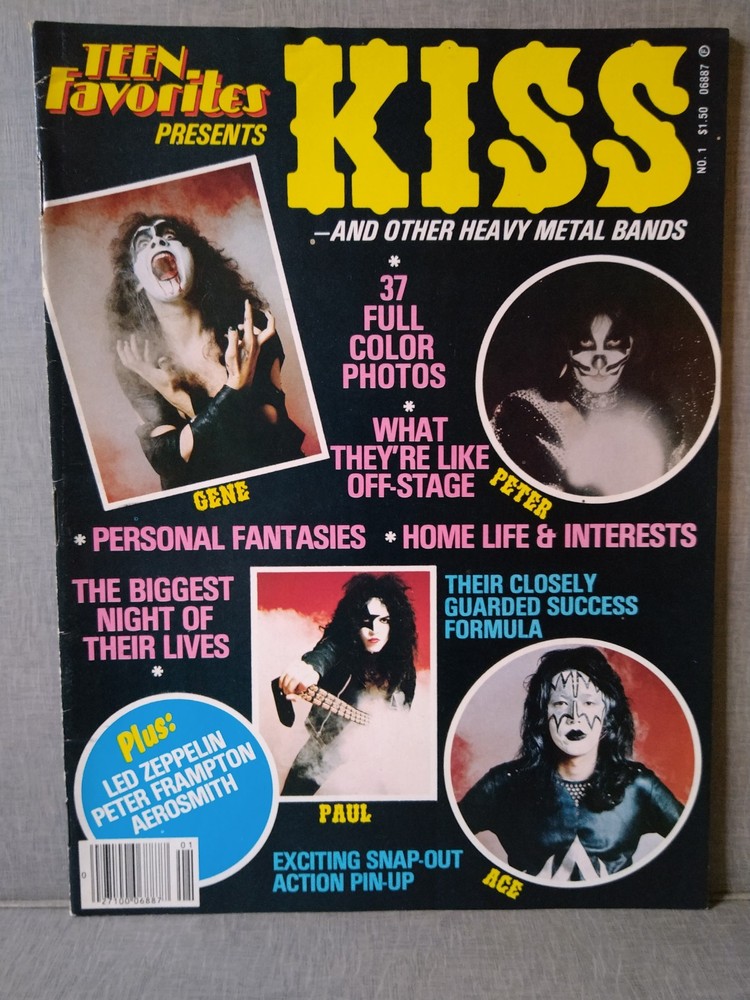 KISS Teen Favorites Magazine 1978. Nice