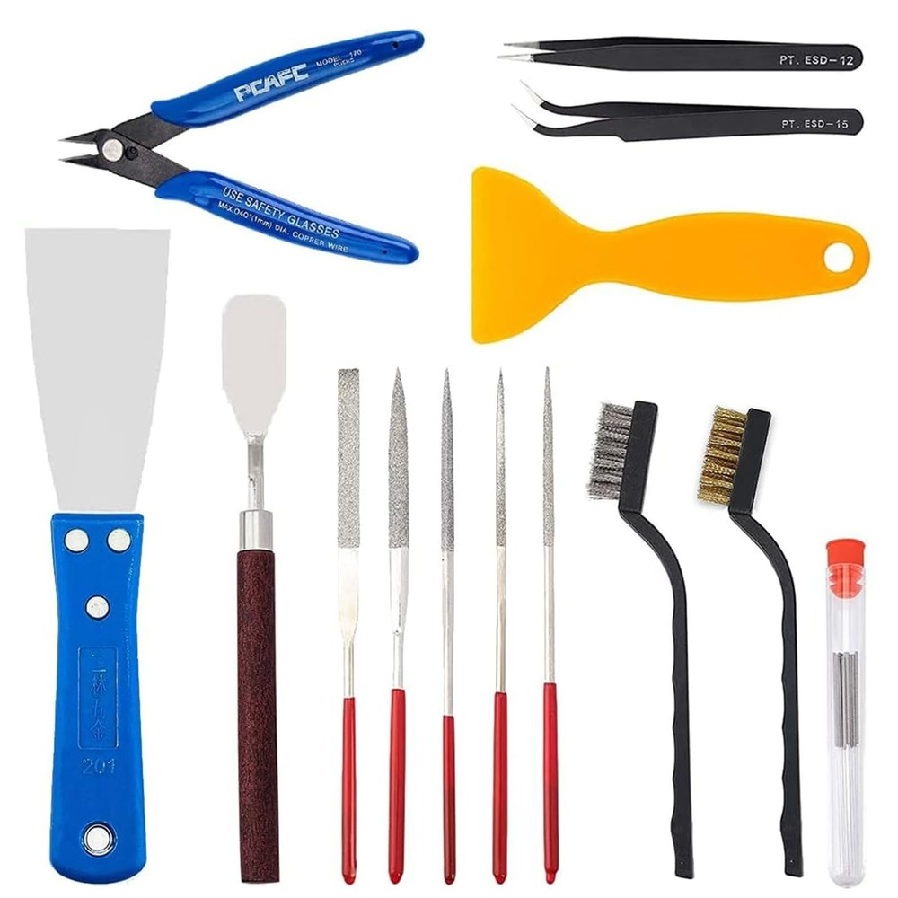 Lankki 23Pcs 3D Printer Tool Kit, Accessories Removal Tools 23 Pcs