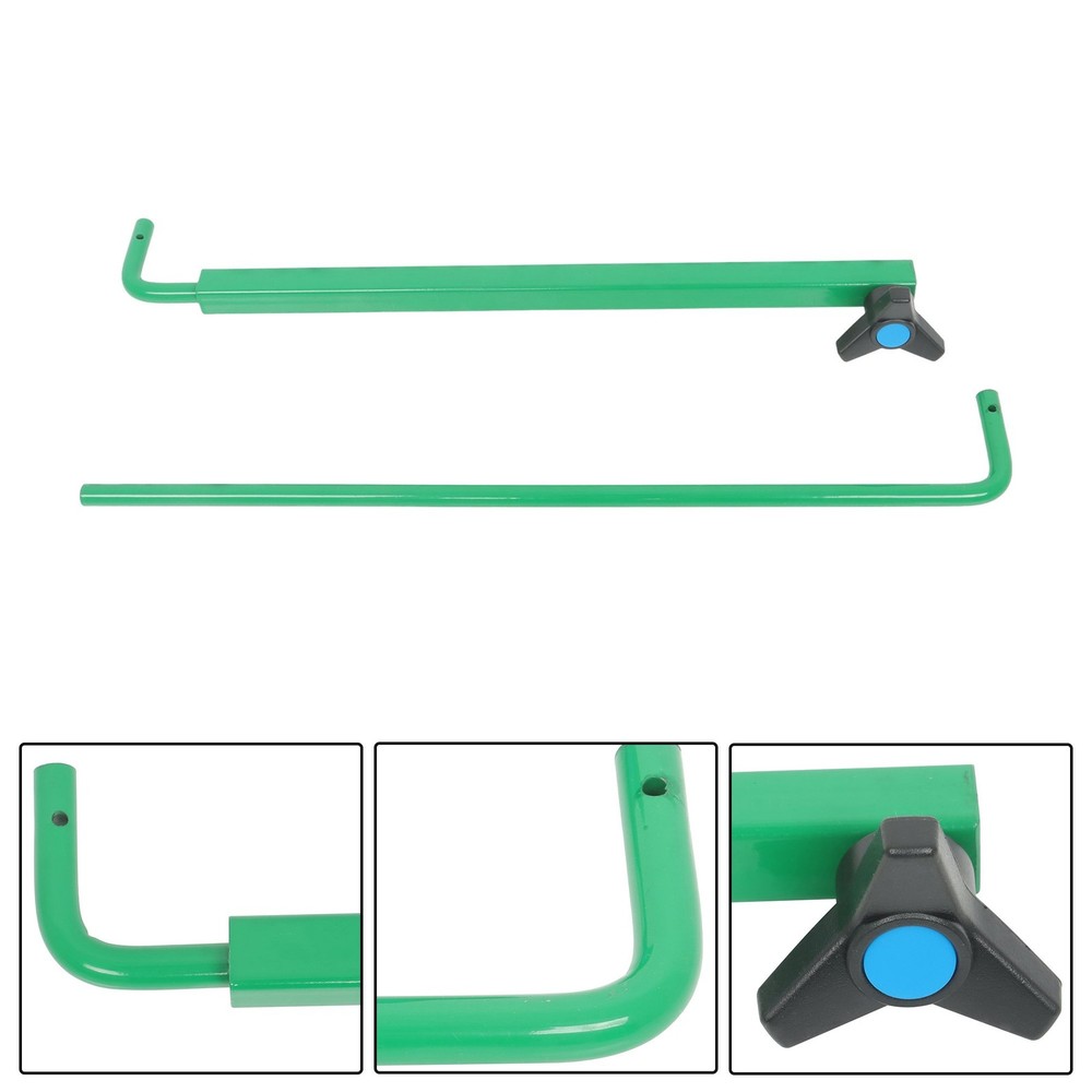 Green Easy Change Quick Hitch for Category 2 Tractors/Implement w/Stabilizer Bar