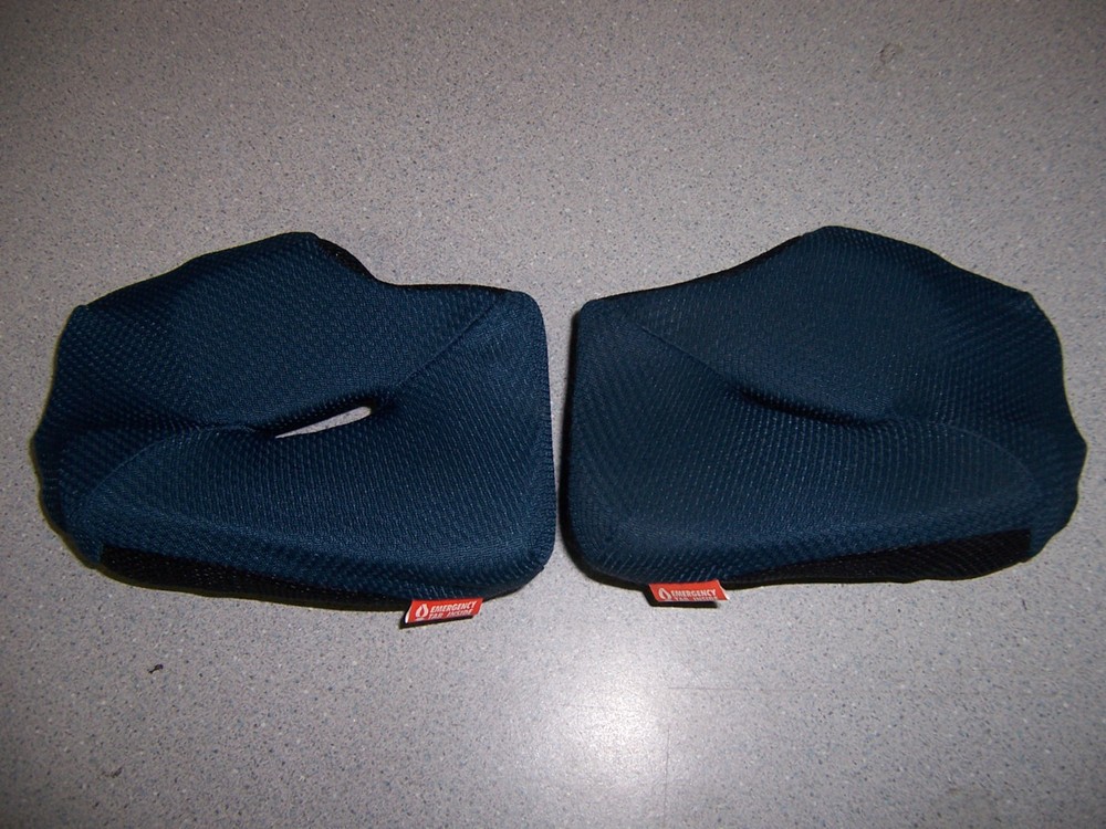 Arai Cheek Pads BLUE XD VX Pro VX Pro3 NEW Replacement Helmet Interior Padding