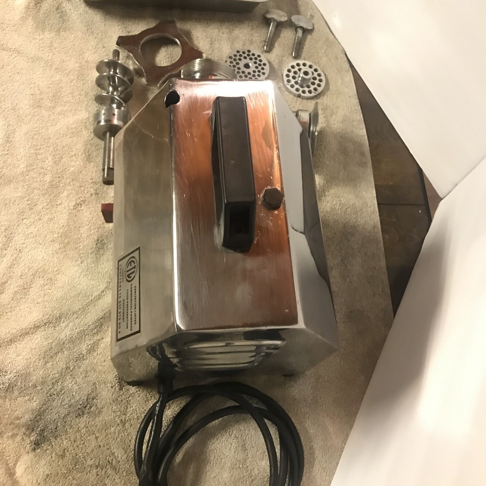 American Eagle AE-G12N Bench Model Electric Meat Grinder, 