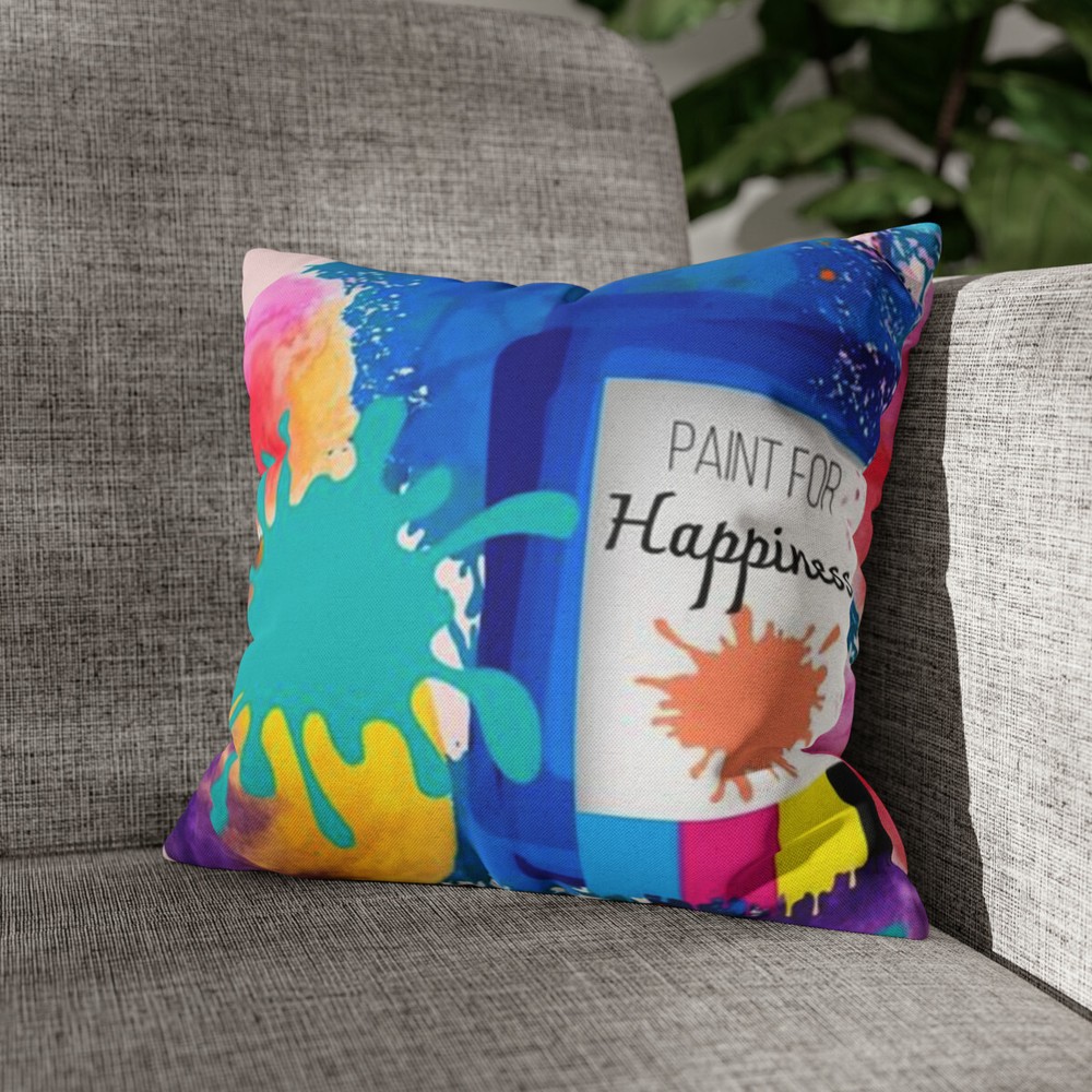 Spun Polyester Square Pillow Case