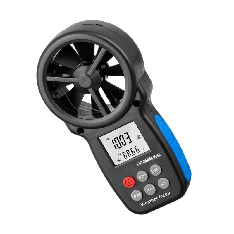 Small Wind Gauges Plastic Wind Speed Tester Ideal for Engineers Sailors
