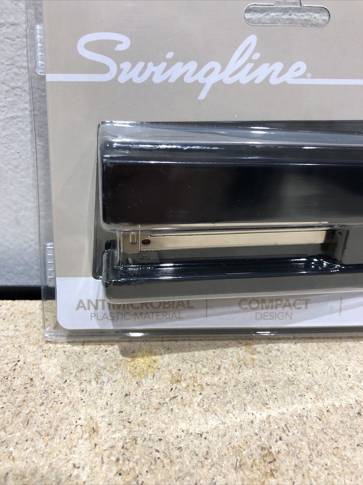 Swingling Stapler Half Strip Black Anti-Microbial Runway