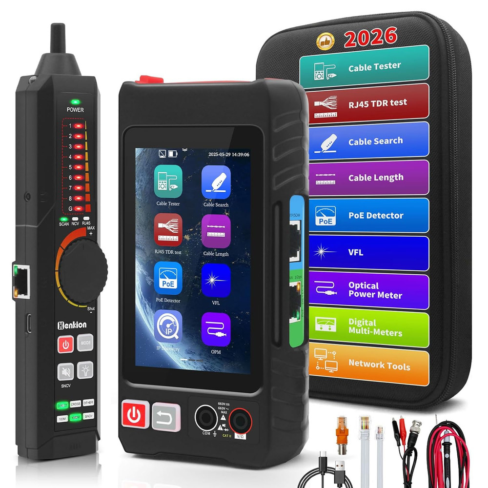 Multifunction RJ45 Network Caber Tester, UTP Cable Tester Ethernet Cable Tracer,