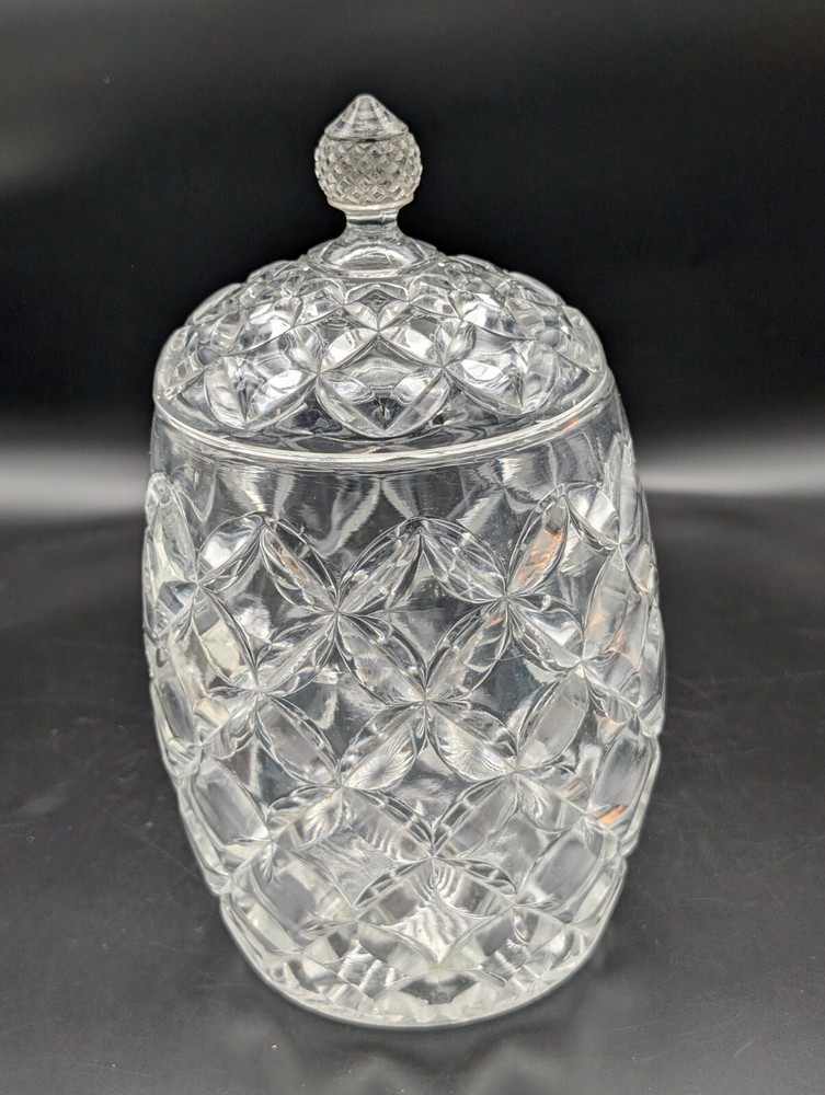 Heisey # 325 Pillows Covered Cracker Jar H