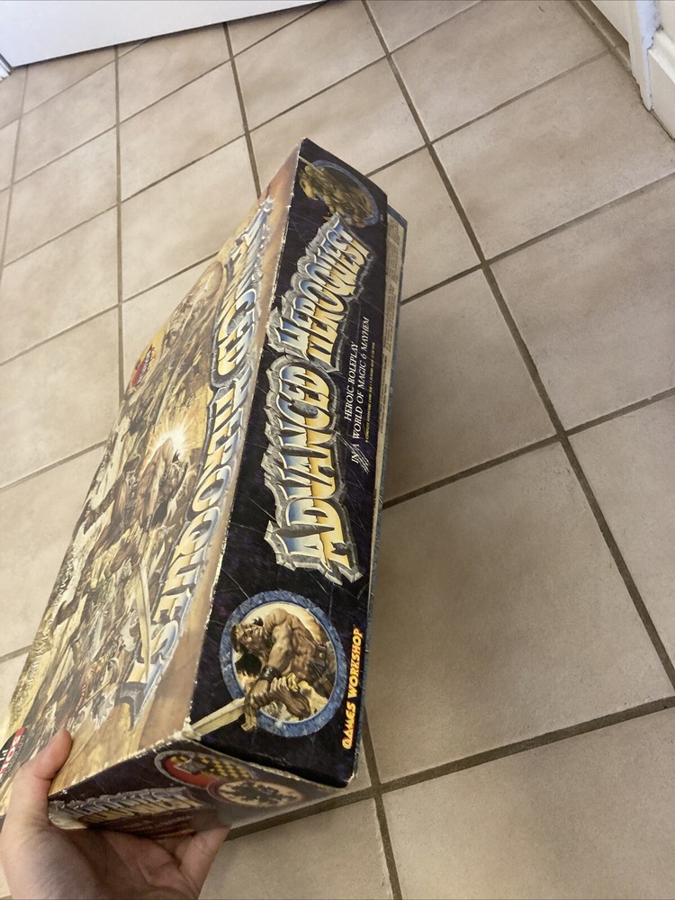 Advanced Heroquest Boardgame RPG Games Workshop 1990 (Mostly Complete) READ