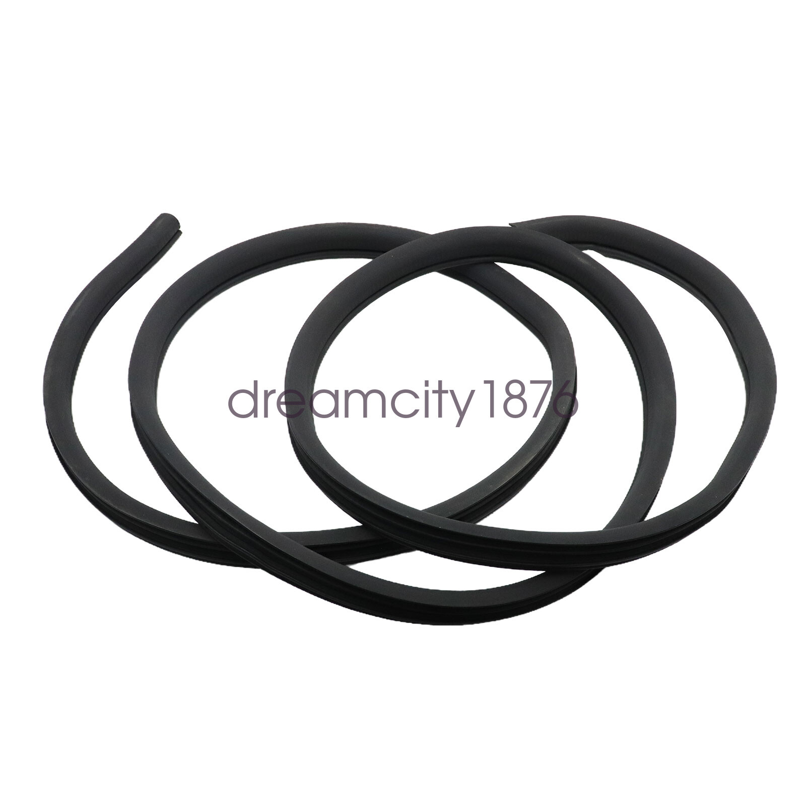 Rubber/Velvet Door Seal Edge Protector Weatherstrip For BMW E90 3-Series 05-11