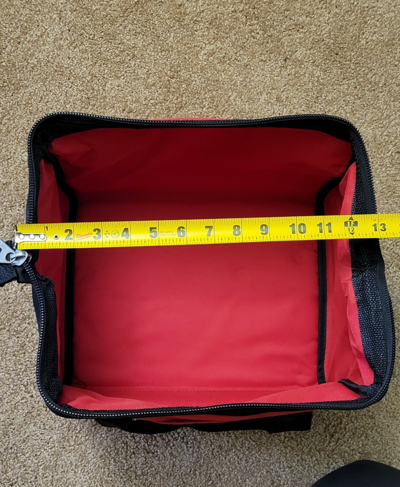 New Milwaukee FUEL M12 13" Heavy Duty Contractors Tool Bag M18 13" x 9" x 10"